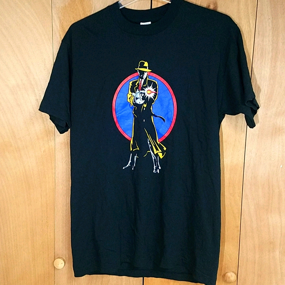 Vintage 90's Disney's Dick Tracy Movie Promo Mens Single Stitch Tee size XL
